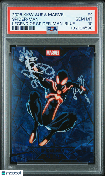 2025 Kakawow Aura Marvel The Legend Of Spider-Man Spider-Man 34/95 #4 PSA 10