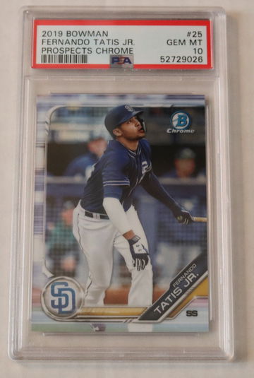 2019 Bowman Chrome Fernando Tatis Jr PSA 10