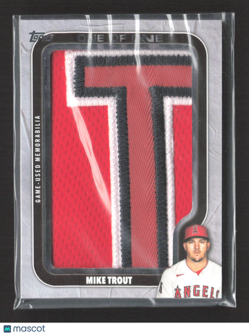 2025 Topps In the Name Mike Trout #ITN-MT In the Name Relic Card Game-Used Memorabilia
