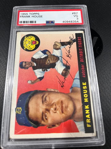 1955 Frank House PSA 3 - Detroit Tigers