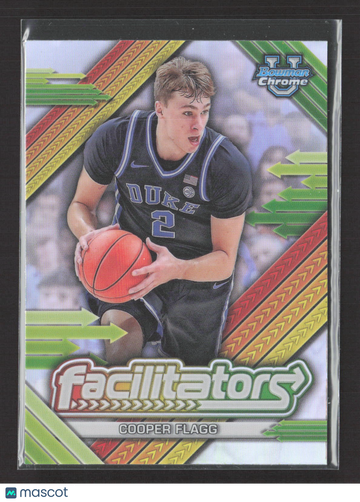 2025 Bowman Chrome University Facilitators Cooper Flagg #F-10 Refractor