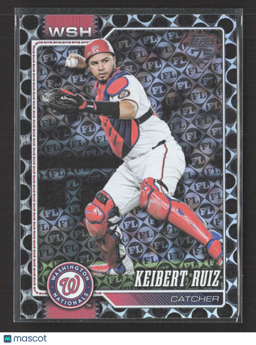 2026 Topps Series One Keibert Ruiz #245 Black Circle Pattern