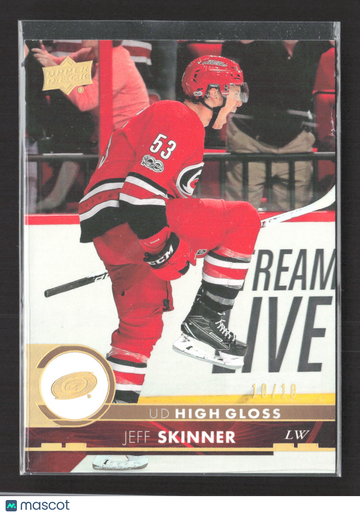 2018 Upper Deck Series 2 High Gloss Jeff Skinner #284 /10