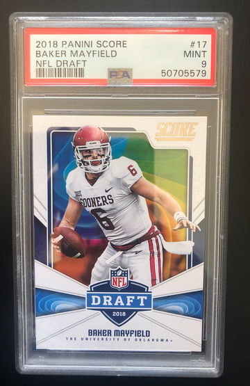 2018 Panini Score Baker Mayfield NFL Draft