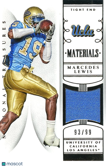 2015 Marcedes Lewis Patch / Panini Authentic