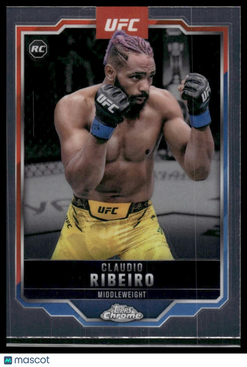 2025 Topps Chrome UFC Claudio Ribeiro #16 RC