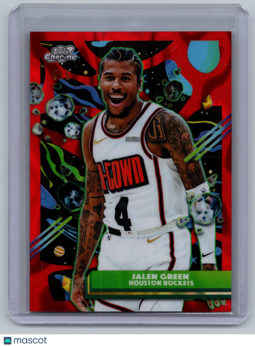 2025-26 Topps Cosmic Chrome Jalen Green #33 Red Refractor /5