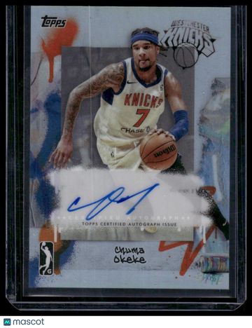 2024-25 Topps G League Basketball Chuma Okeke #AU-CO Refractor Topps