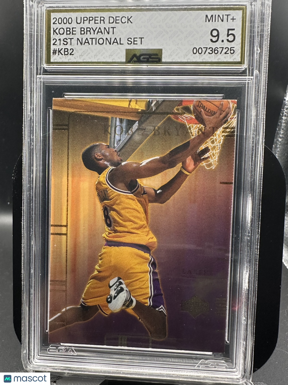 2000 Upper Deck 21st National Set Kobe Bryant #KB2 AGS 9.5 | MySlabs
