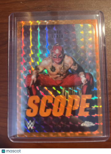 2026 Topps Chrome WWE Rey Fenix #SCO-28 Orange Insert
