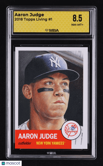 2018 Topps Living Aaron Judge #1 MBA 8.5