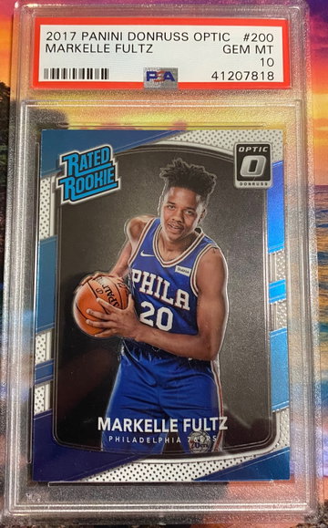 2017 optic #200 Markelle Fultz gem mt 10
