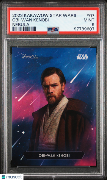 2023 Kakawow Phantom Disney100 Star Wars Nebula Obi-Wan Kenobi #07 PSA 9