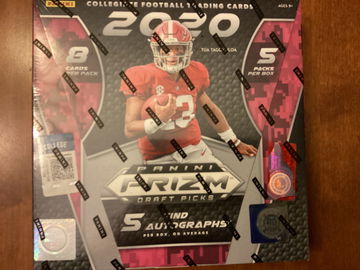 2020 Panini Prizm Draft Picks Football Hobby Box 