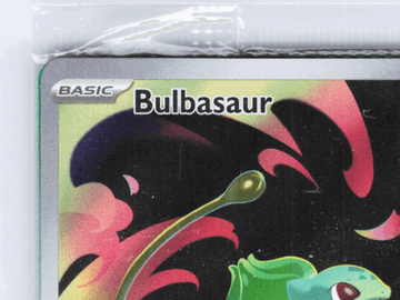 Mega Evolution Bulbasaur (Mega Evolution Stamped) Foil Illustration Rare (Sealed) #133/132
