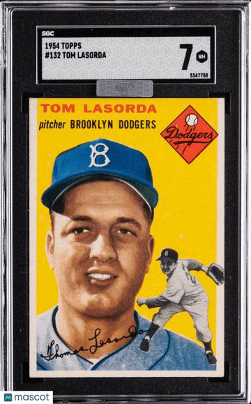 1954 Topps Tom Lasorda #132 SGC 7