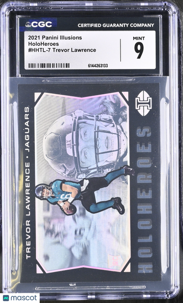 2021 Panini Illusions Trevor Lawrence #HHTL-7 HoloHeroes CGC 9