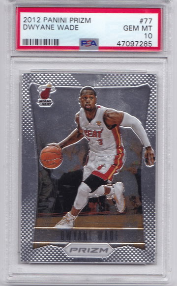 2012 Dwyane Wade Prizm PSA 10