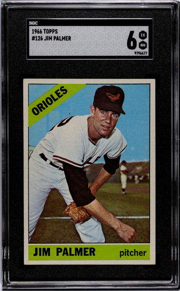 1966 Topps #126 Jim Palmer SGC 6