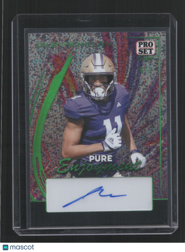 2024 PRO SET PURE JALEN MCMILLAN #PE-JMM 6/8 AUTO PURE ENJOYMENT SN