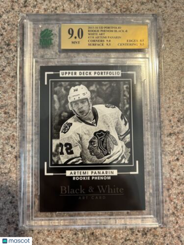 2015-16 Upper Deck Portfolio Artemi Panarin Rookie 9