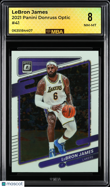 2021 Panini Donruss Optic LeBron James #41 MBA 8