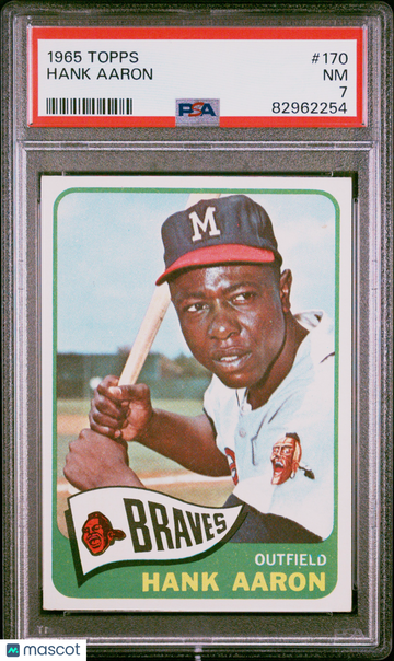 1965 Topps Hank Aaron #170 PSA 7