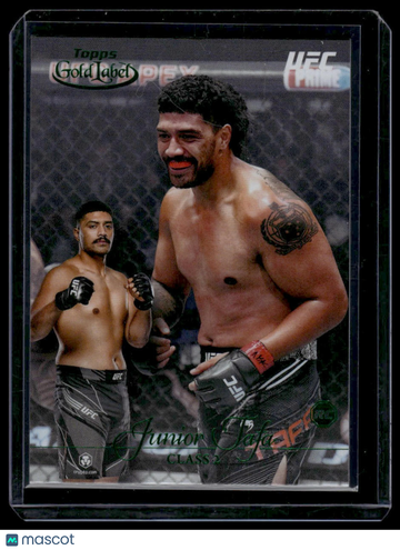 2024 Topps Gold Label UFC Junior Tafa #33 Class 2 Green RC