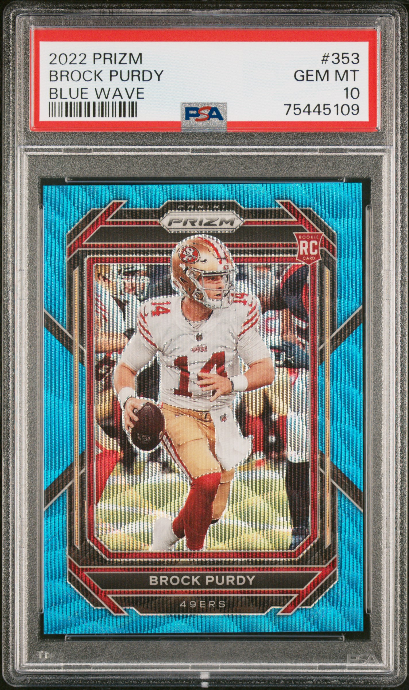 2022 Panini Prizm  Brock Purdy #353  PSA 10