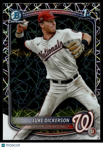 2025 Bowman Chrome Luke Dickerson #BCP-218 Bowman Chrome Prospects Lazer Refractor