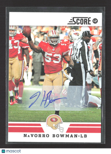 2012 Score NaVorro Bowman #17