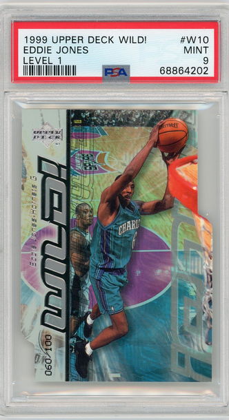 Eddie Jones 1999 Upper Deck Wild! Level 1 /100 PSA 9