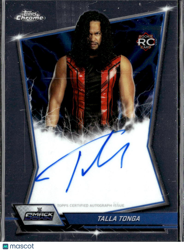 Talla Tonga 2026 Topps Chrome WWE RC Auto SmackDown