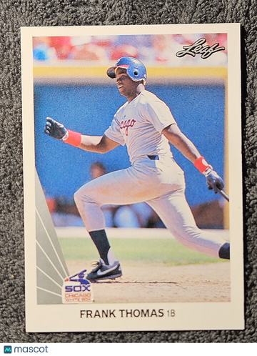1990 Leaf #300 Frank Thomas Rookie RC