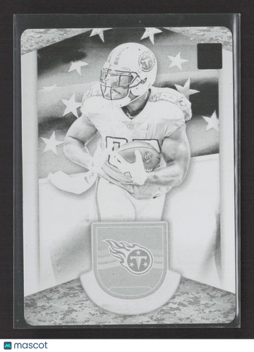 2019 Panini Plates & Patches Delanie Walker #G-7 Black Printing /1 Printing Plate