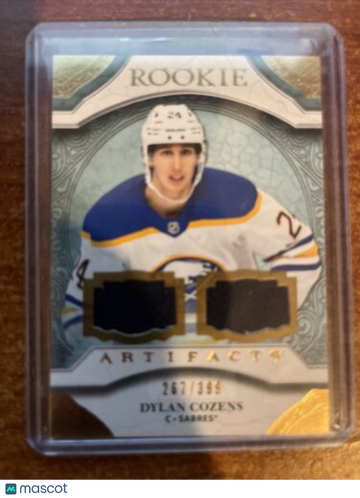 2020-21 Upper Deck Artifacts - Roman Numeral Rookies Redemptions Dylan Cozens #IV Rookie