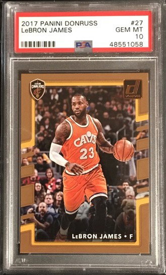 2017-18 Donruss - Lebron James - PSA 10