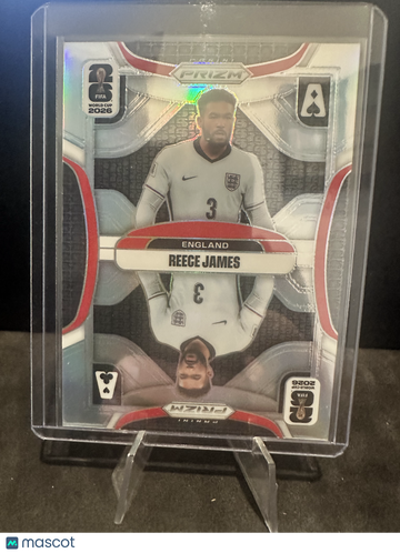 2026 Panini Prizm FIFA World Cup 2026 Soccer Aces Reece James #4 Silver