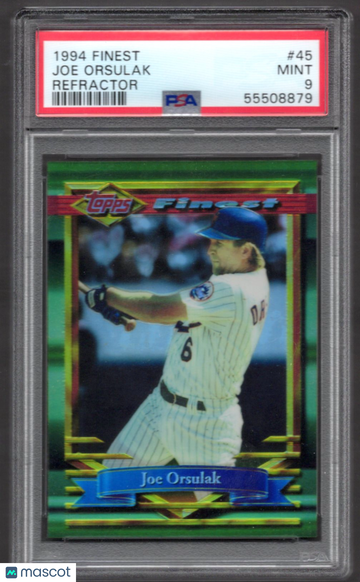 1994 Finest Joe Orsulak #45 Refractor PSA 9