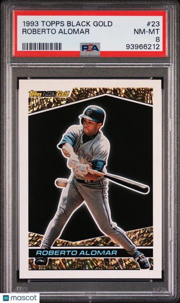 1993 Topps Black Gold Roberto Alomar #23 PSA 8
