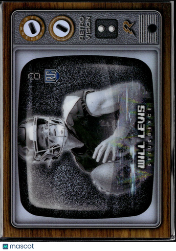 Will Levis 2024 Topps Composite Resurgence Retro Vision RC Tennessee Titans