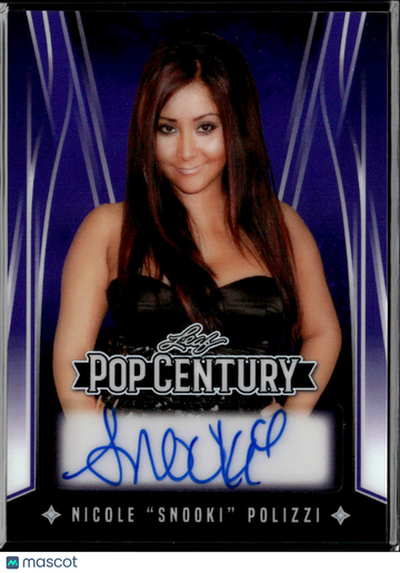 2025 Leaf Pop Century Nicole "Snooki" Polizzi Authentic Autograph 6/6 #BA-NP1