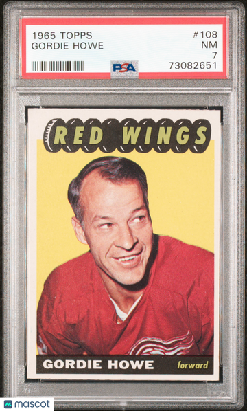 1965 Topps Gordie Howe #108 PSA 7