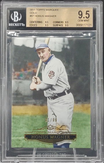 2011 Topps Marquee Gold #97 Honus Wagner 