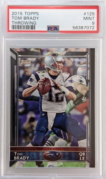 Tom Brady 2005 Topps #125 Throwing