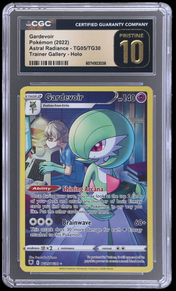 2022 Pokemon Sword And Shield Astral Radiance Gardevoir Trainer Gallery CGC 10 Pristine