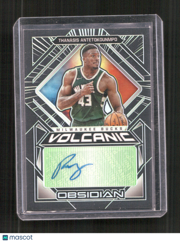 2020-21 Panini Obsidian Wally Szczerbiak #VOL-WSZ Volcanic Signatures AU,SN