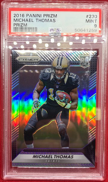 2016 Michael Thomas Prizm Silver RC PSA 9