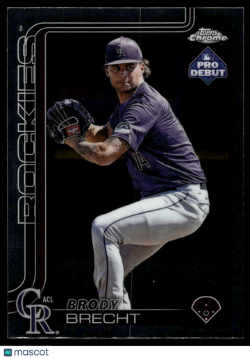 2025 Topps Pro Debut Brody Brecht #PDC-93 Chrome