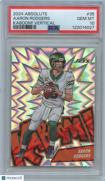 2024 Panini Absolute Aaron Rodgers #35 [Base] Insert PSA 10